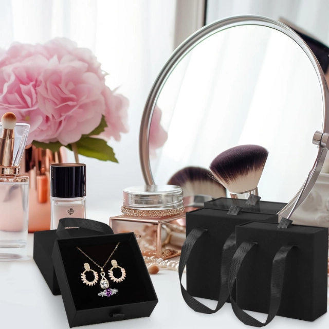Premium Cardboard Jewelry Boxes: Soft-Lined Drawers for Precious Gems, Effortless Storage - cardboard jewelry boxes with drawers3