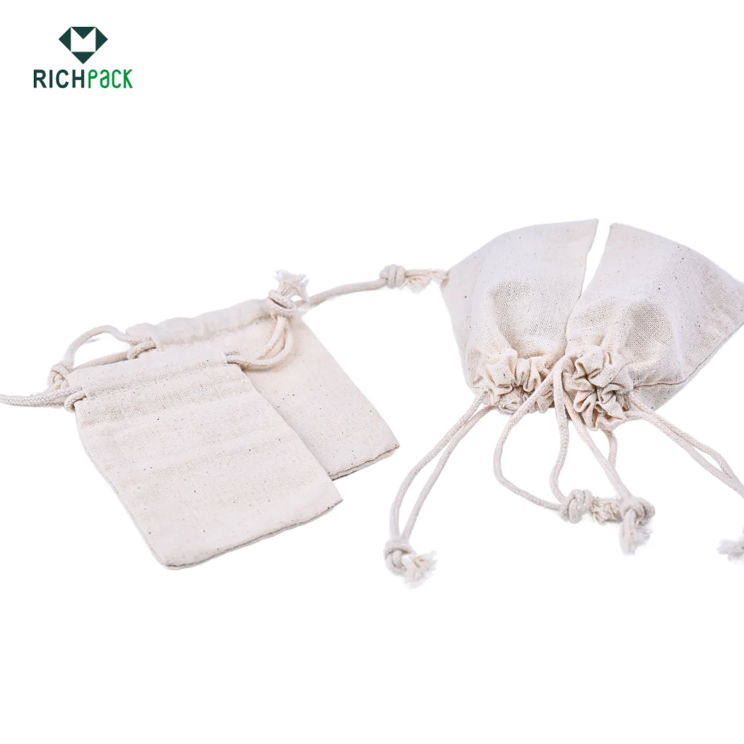 Cotton Jewelry Pouch | Eco-Friendly, Soft Storage for Your Precious Pieces - cotton jewelry pouches 003