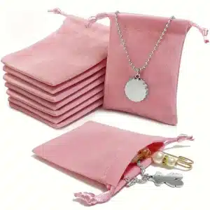 Drawstring Jewelry Pouch with Pockets | Smart Design with Multiple Pocket - drawstring jewelry pouch with pockets11