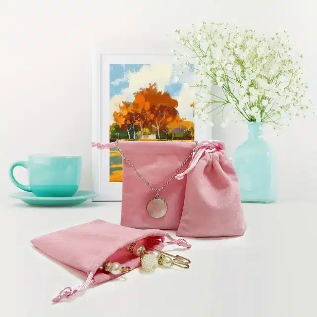 Drawstring Jewelry Pouch with Pockets | Smart Design with Multiple Pocket - drawstring jewelry pouch with pockets3 (1)