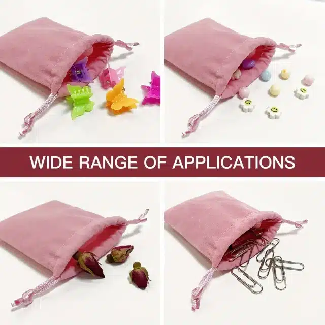 Drawstring Jewelry Pouch with Pockets | Smart Design with Multiple Pocket - drawstring jewelry pouch with pockets7