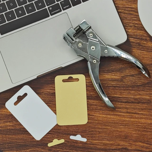 Convenient Earring Card Punch for DIY Earring Cards - Handy Punch Tool with Richpack - earring card punch3