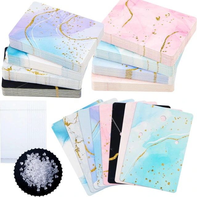 Earring Display Cards for Showcasing - Elegant Display Cards to Highlight Your Earrings - earring display cards1