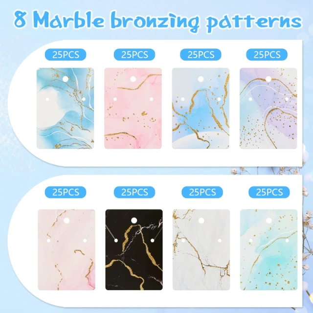 Earring Display Cards for Showcasing - Elegant Display Cards to Highlight Your Earrings - earring display cards2
