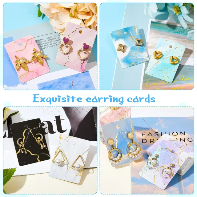 Earring Display Cards for Showcasing - Elegant Display Cards to Highlight Your Earrings - earring display cards3