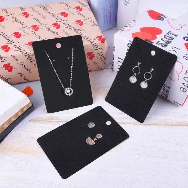 Practical Custom Earring Cards with Holes - Functional Earring Cards with Holes for Easy Display - earring holder cards1