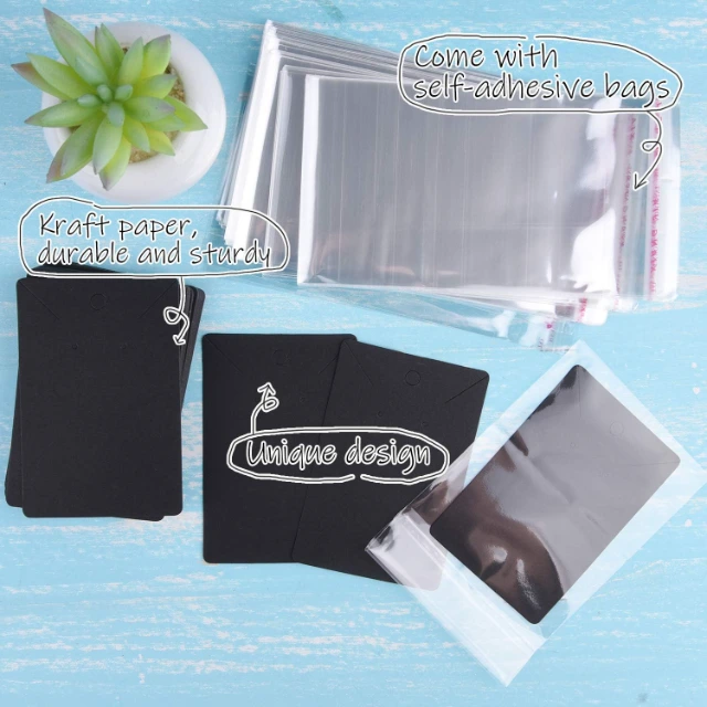 Practical Custom Earring Cards with Holes - Functional Earring Cards with Holes for Easy Display - earring holder cards2