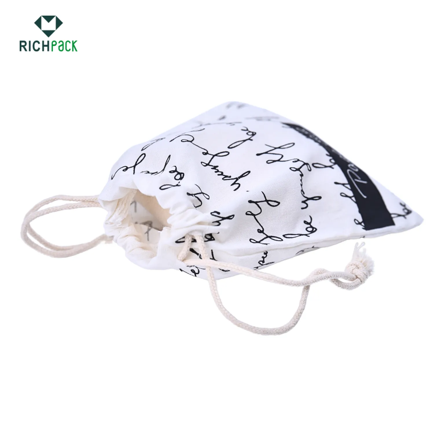 Elegant Jewelry Cotton Pouches for Stylish Storage | Custom Eco-Friendly Pouches for Branding - graffitti style eco friendly jewelry pouches 004
