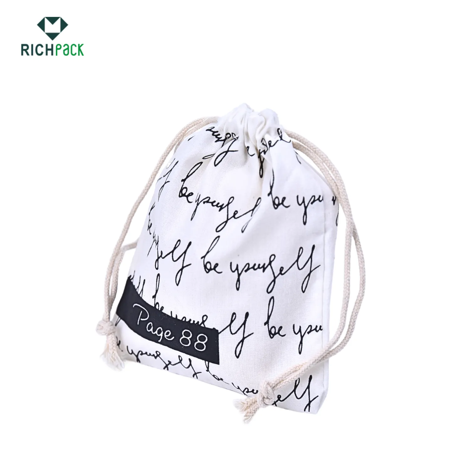 Elegant Jewelry Cotton Pouches for Stylish Storage | Custom Eco-Friendly Pouches for Branding - graffitti style eco friendly jewelry pouches 005