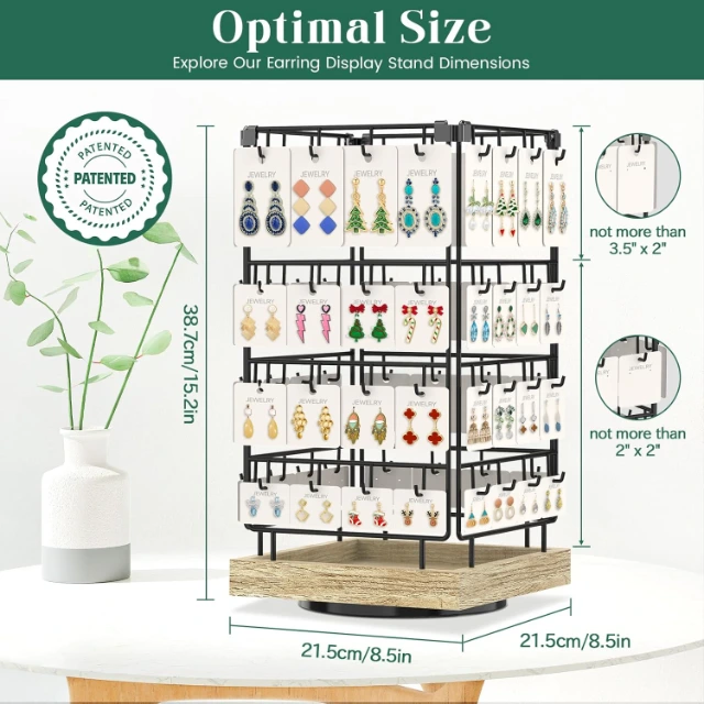Eye-Catching Jewelry Display Hanging | Hanging Displays to Impress with Your Jewelry Showcases - hanging earring display4