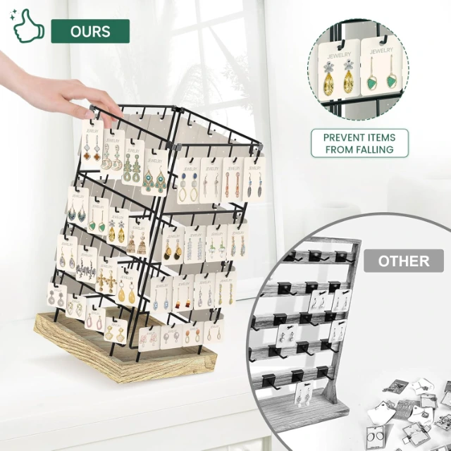 Eye-Catching Jewelry Display Hanging | Hanging Displays to Impress with Your Jewelry Showcases - hanging earring display5