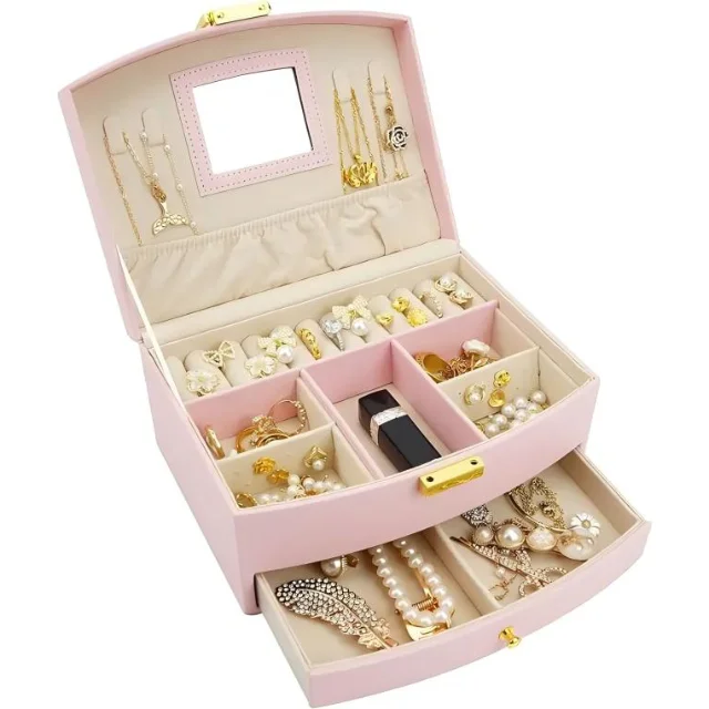 Premium-Quality Drawer-Style Jewelry Boxes I Featuring Customizable Exteriors & Soft Linings - jewelry box 135