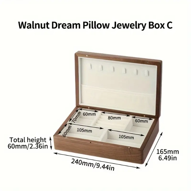 Spacious Large Wooden Jewelry Box - A Beautiful Blend of Function & Sophistication - large wooden jewelry box4 (1)