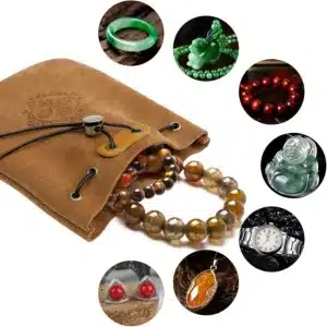 مینی کیسه های زیپی برای حمل وسایل ضروری | راه حل های زیبا با چاپ های شخصی - کیف مسافرتی جواهرات چرمی6