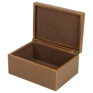 Exquisite Leather Keepsake Box - The Ideal Holder for Treasured Memories, Premium Quality Leather - leather keepsake box1