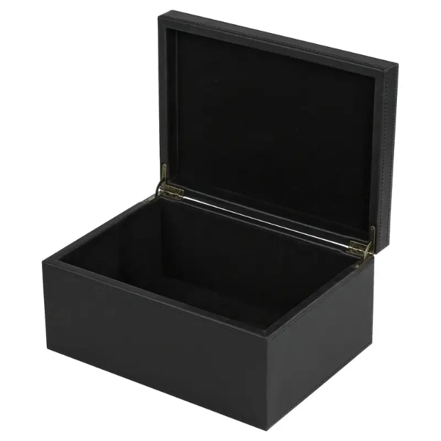Exquisite Leather Keepsake Box - The Ideal Holder for Treasured Memories, Premium Quality Leather - leather keepsake box2