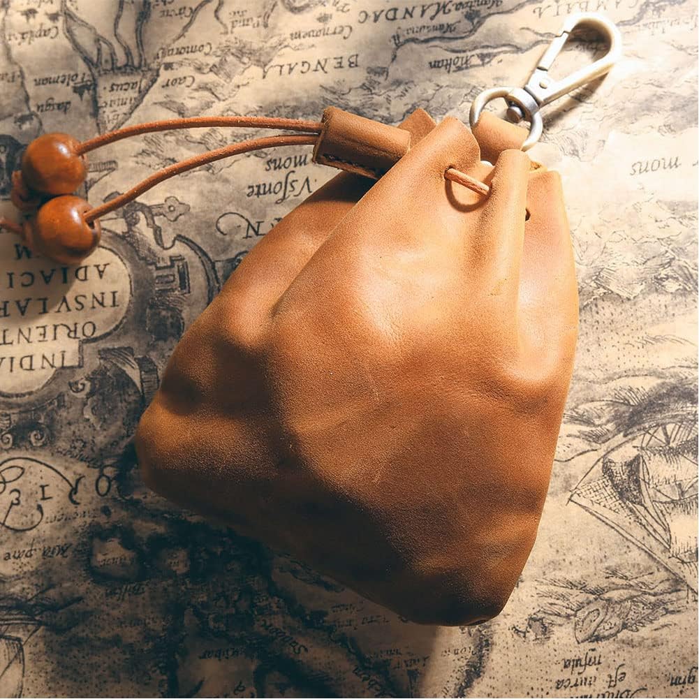 Leather Pouch Necklace | Stylish, Durable, and Protective Jewelry Storage - leather pouch necklace6