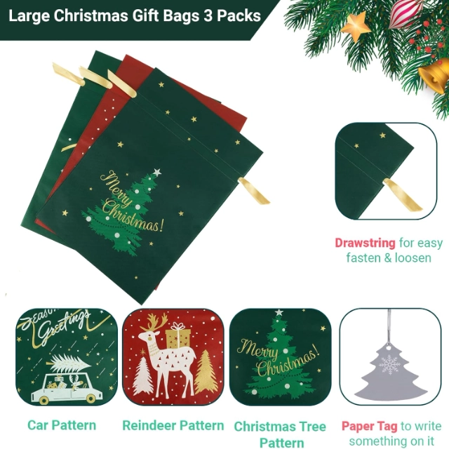 Luxury Gift Bags with Ribbon - Premium, Lavish丨Make Gifting Opulent, Impress Recipients. - luxury gift bags with ribbon3