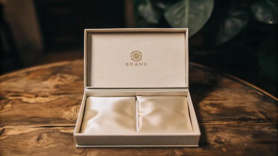 minimal jewelry packaging box design idea