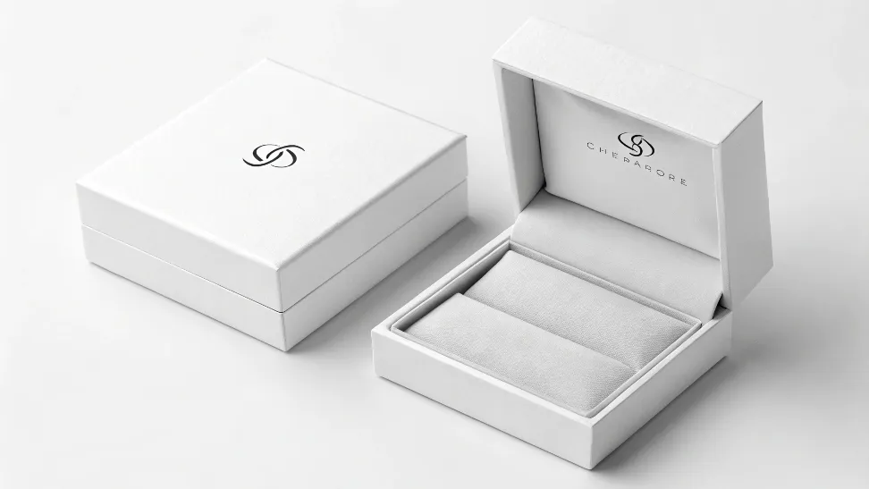 minimallist jewelry packaging box design