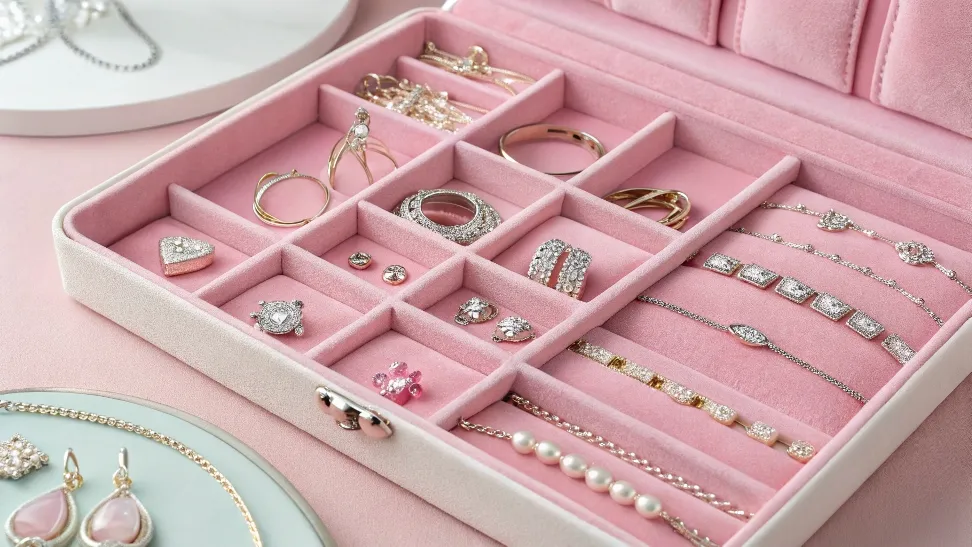 Practical Advice on Maintaining and Cleaning Jewelry Display Dolutions for Longevity - pink jewelry display tray
