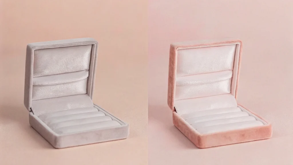 Jewelry Packaging with Velvety vs. Soft Fabric Linings: Which Offers More Premium Feel? - soft fabric
