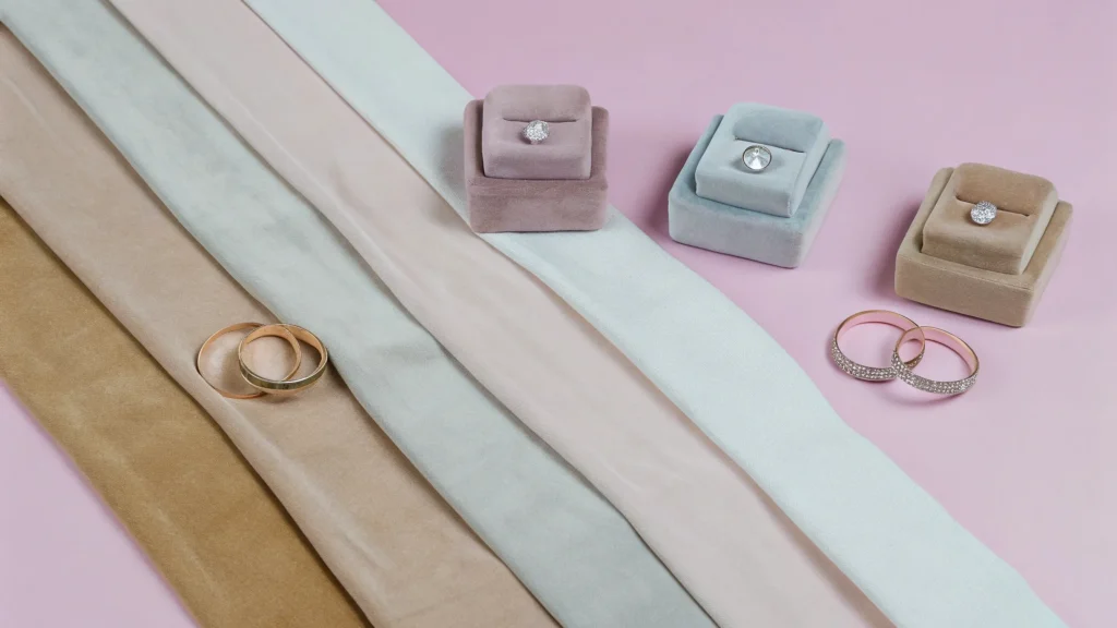 Jewelry Packaging with Velvety vs. Soft Fabric Linings: Which Offers More Premium Feel? - soft fabric choices