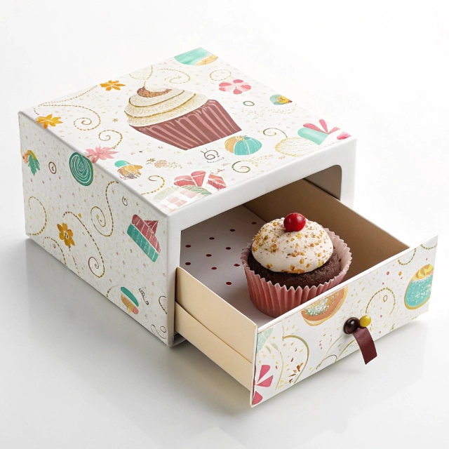 Surprise Cake Box: Hidden Drawer for Extras, Safe for Cakes, Party Essential - surprise cake box with drawer（4）