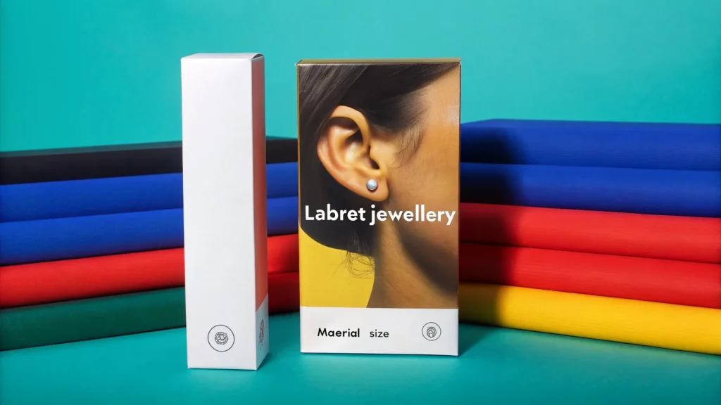 Find Your Niche Vertical Labret Jewellery Packaging at Richpack - vertical labret