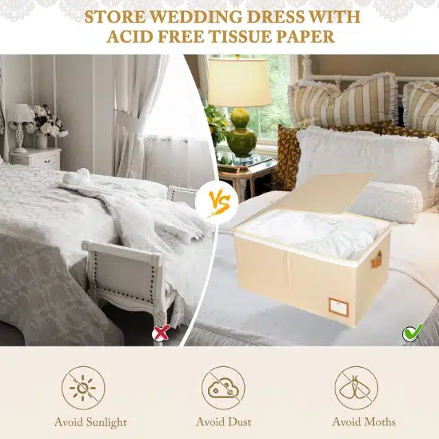 Wedding Dress Preservation Box - Preserve Memories! Shield Gown with Tech & Style - wedding dress preservation box5