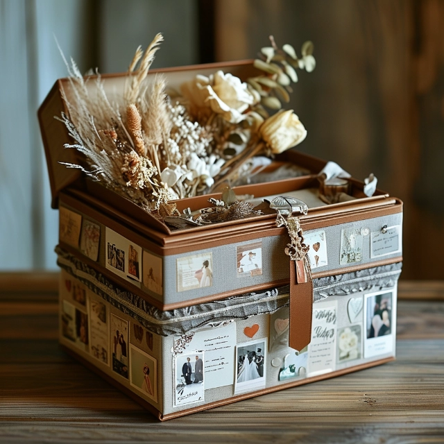 Richpack Keepsake Box - Fine, stores wedding mementos丨Preserve precious memories - wedding keepsake box 1