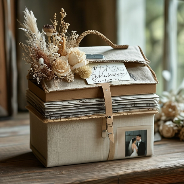 Richpack Keepsake Box - Fine, stores wedding mementos丨Preserve precious memories - wedding keepsake box 5