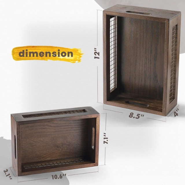 Versatile Wooden Hamper Box - Handcrafted with Precision, a Multi-Functional Delight - wooden hamper box3
