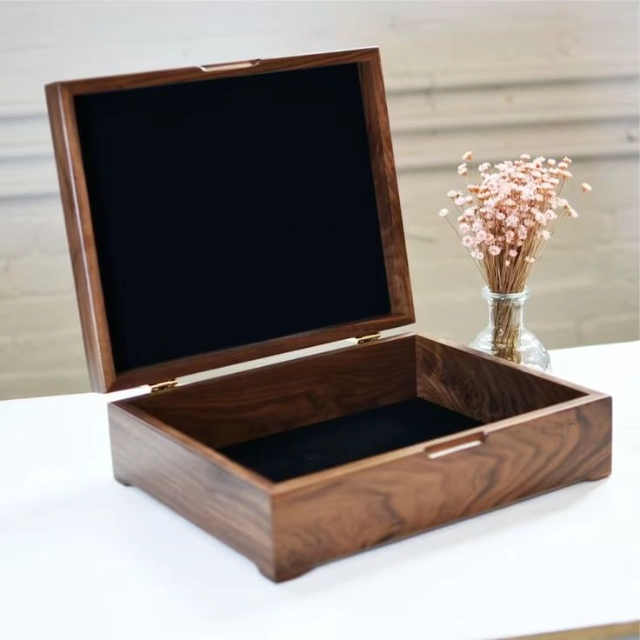 Charming Wooden Keepsake Box - Crafted with Care, Treasured Memories Holder - wooden keepsake box2