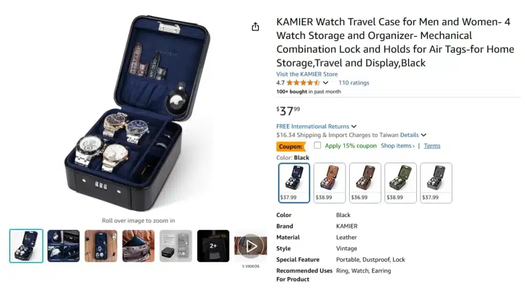 Top 10 Best Men’s Jewellery Boxes in 2025 - 11