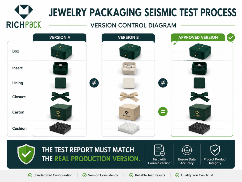 NASA - Level Protection: A Complete Breakdown of the Jewelry Packaging Seismic Test Process - Choose the Packaging Configuration