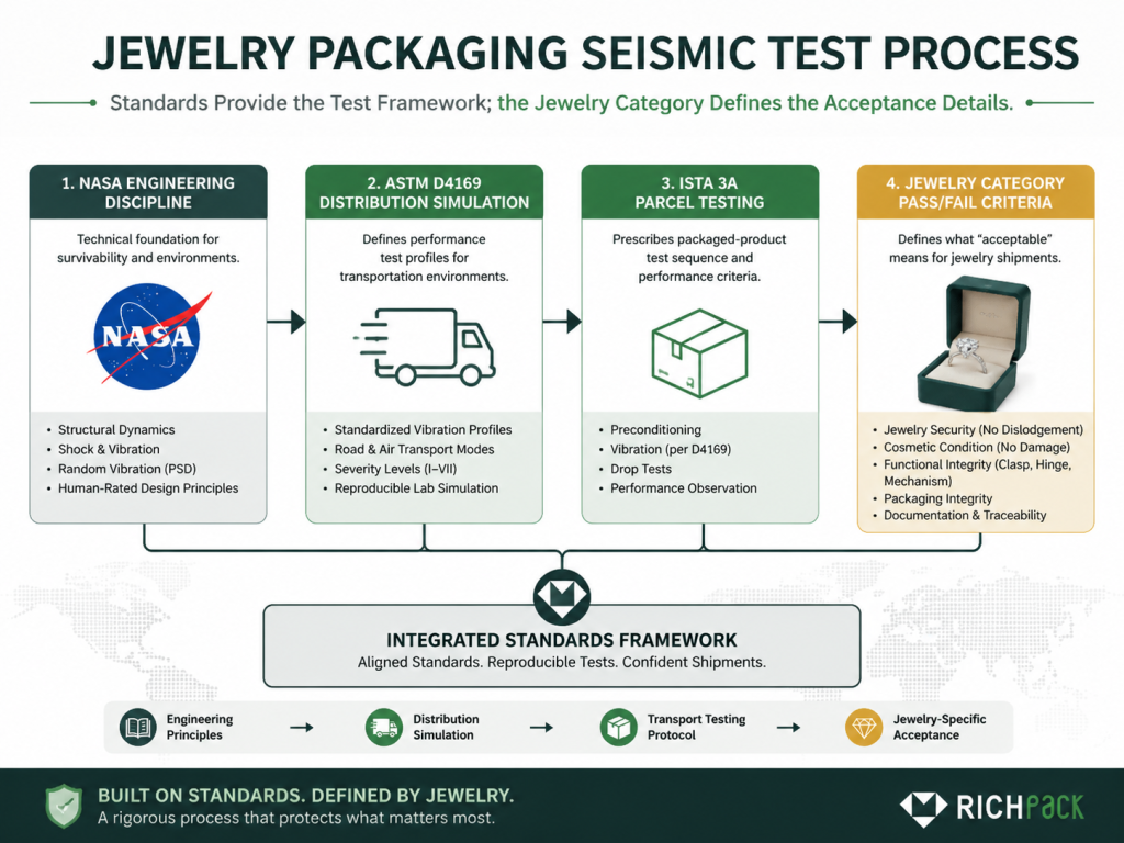 NASA - Level Protection: A Complete Breakdown of the Jewelry Packaging Seismic Test Process - When a Custom Plan Makes Sense