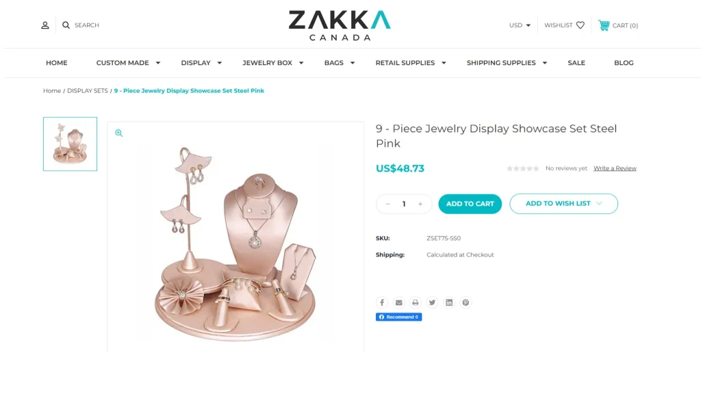 Top 10 Best Jewelry Display Stands for Stunning Presentation and Protection - Zakka Canada Minimalist Display Stand