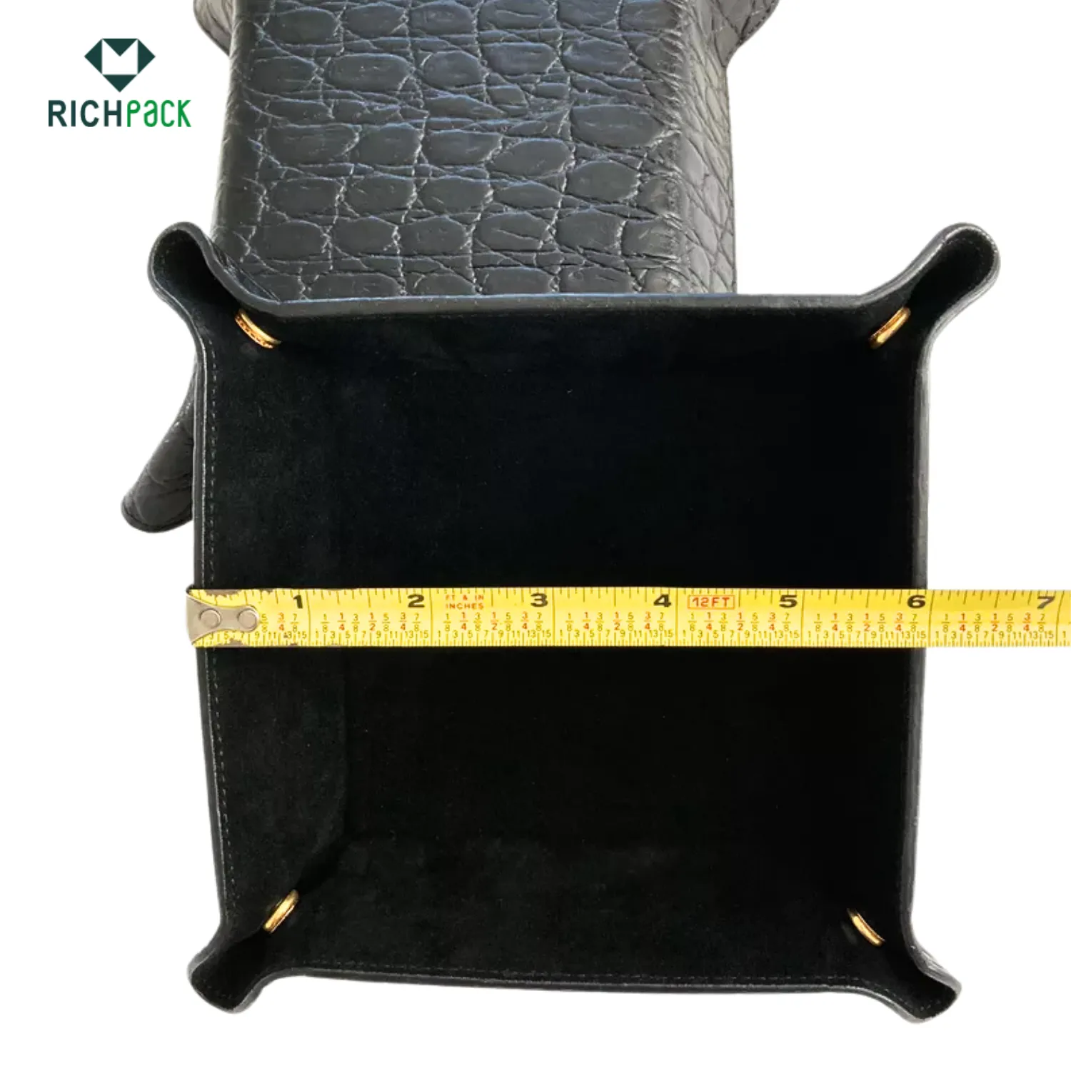 black leather jewelry trays 002