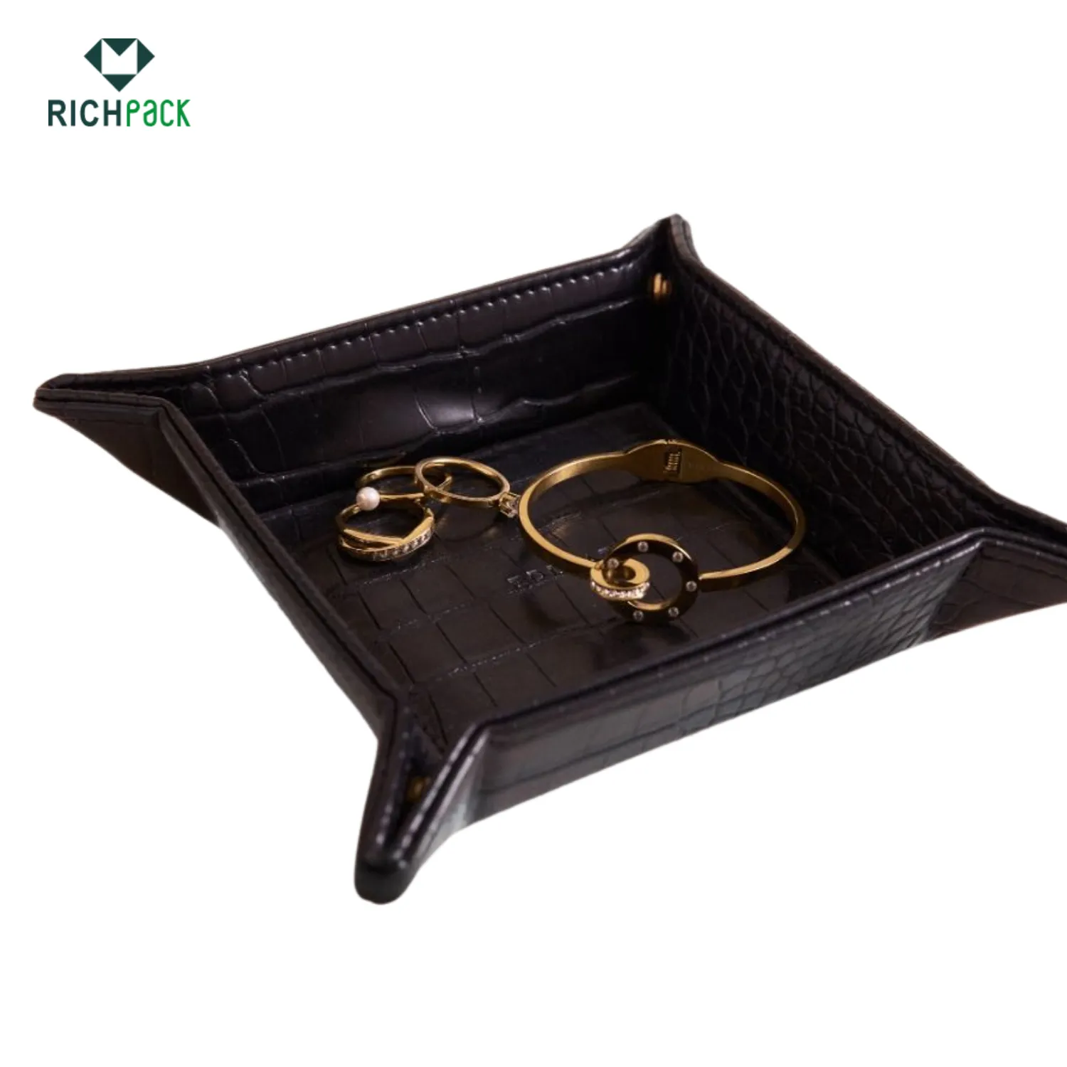 black leather jewelry trays 003