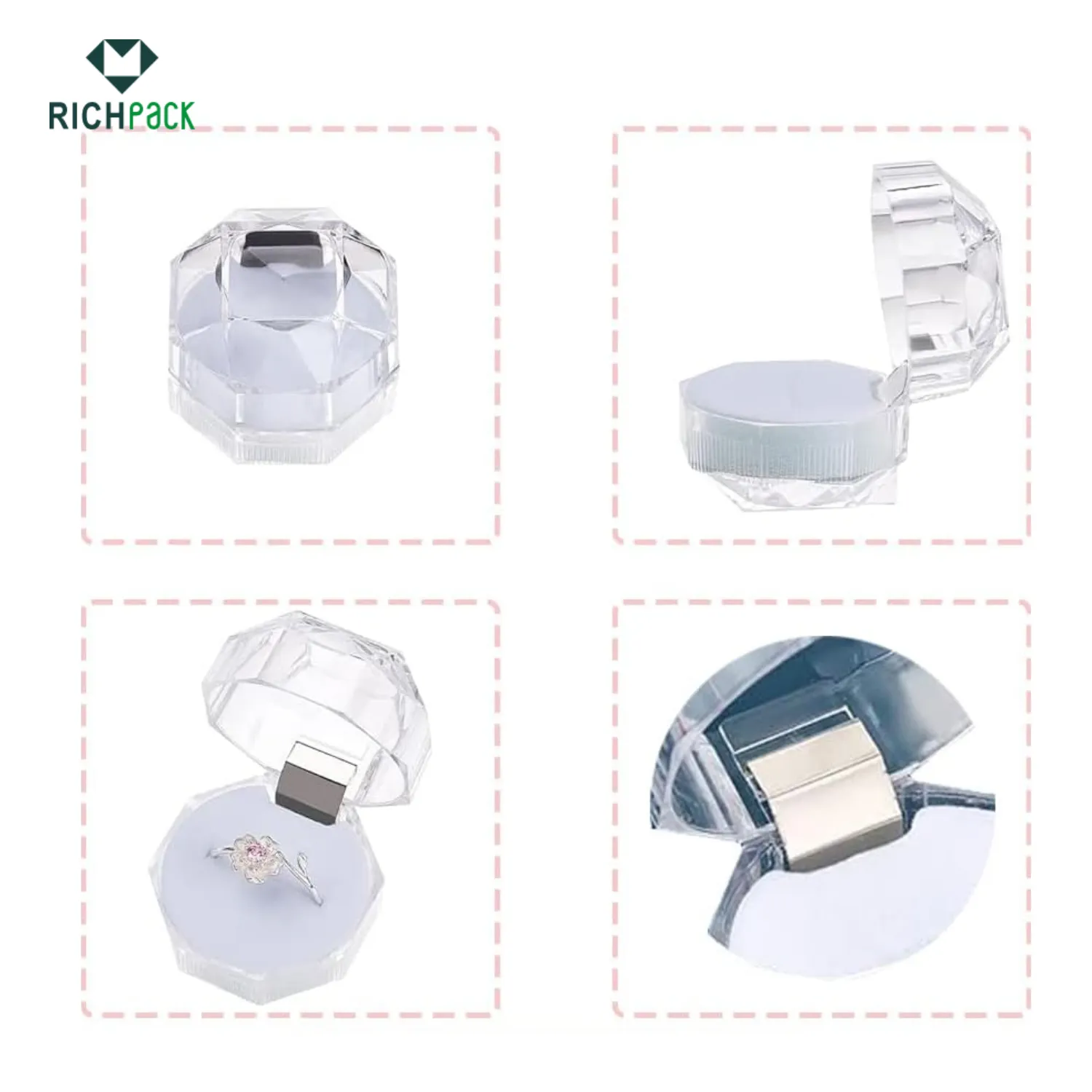 clear plastic ring box 004