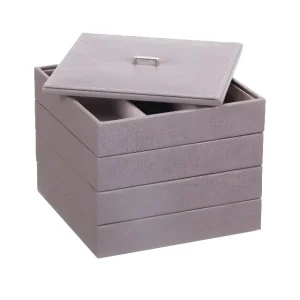 Innovative Jewelry Storage! Stacking Trays for Space -Saving and Functionality - jewelry tray with lid4