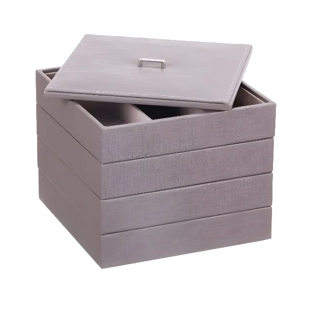 Innovative Jewelry Storage! Stacking Trays for Space -Saving and Functionality - jewelry tray with lid4