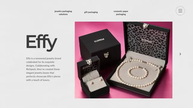 Packaging Manufacture - richpack custom jewelry box effy