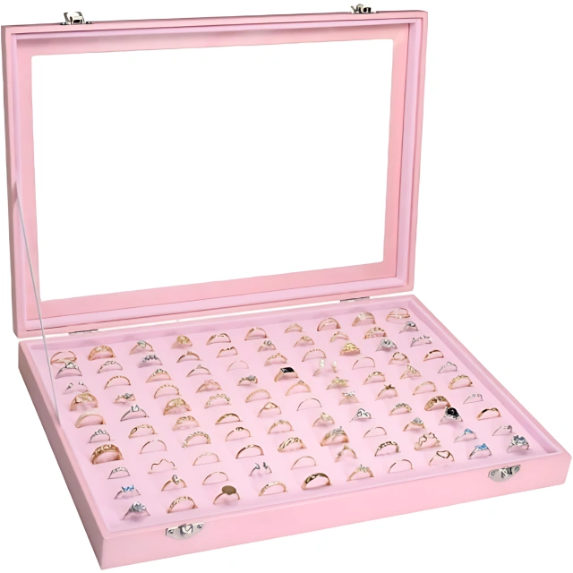 Sophisticated Ring Display Case - Richpack's Exquisite Jewelry Showcase - ring display case3