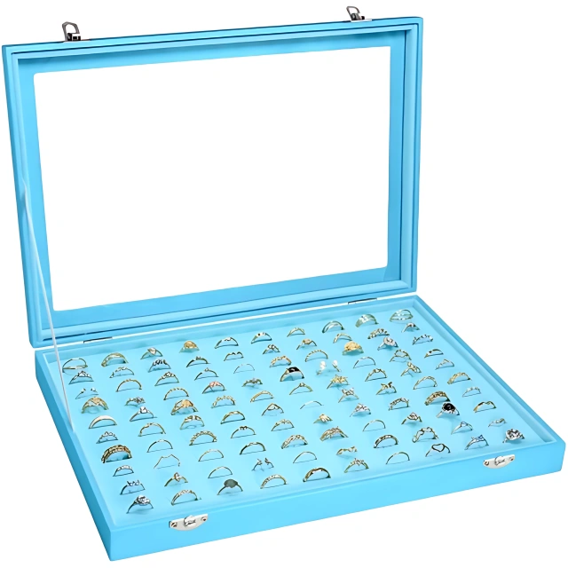 Sophisticated Ring Display Case - Richpack's Exquisite Jewelry Showcase - ring display case5