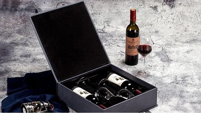 What Is a Wine Glass Gift Box - wine gift box