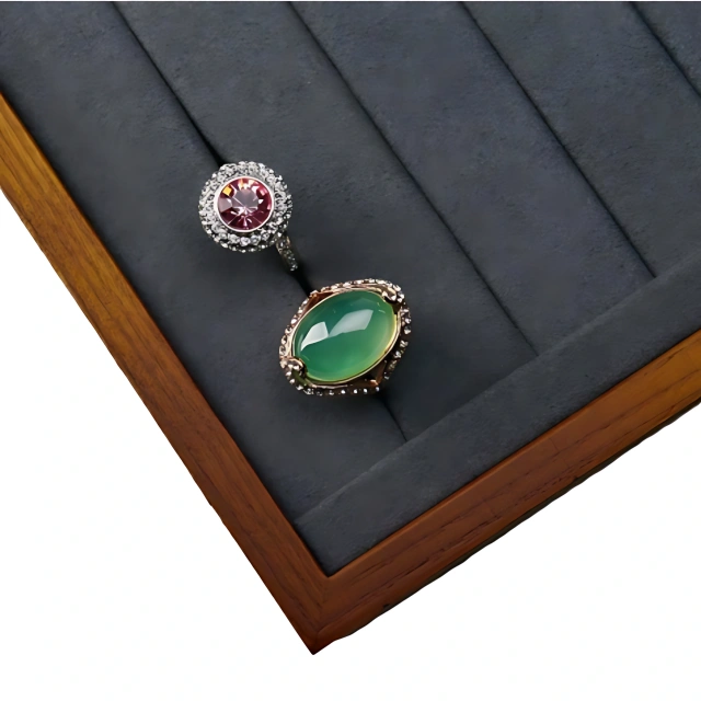 Stylish and Practical Wood Jewelry Tray by Richpack - Organize in Elegance - wood jewelry tray2