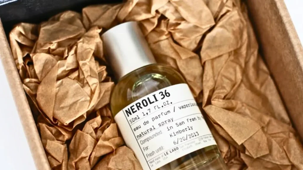 Le Labo's perfume packaging