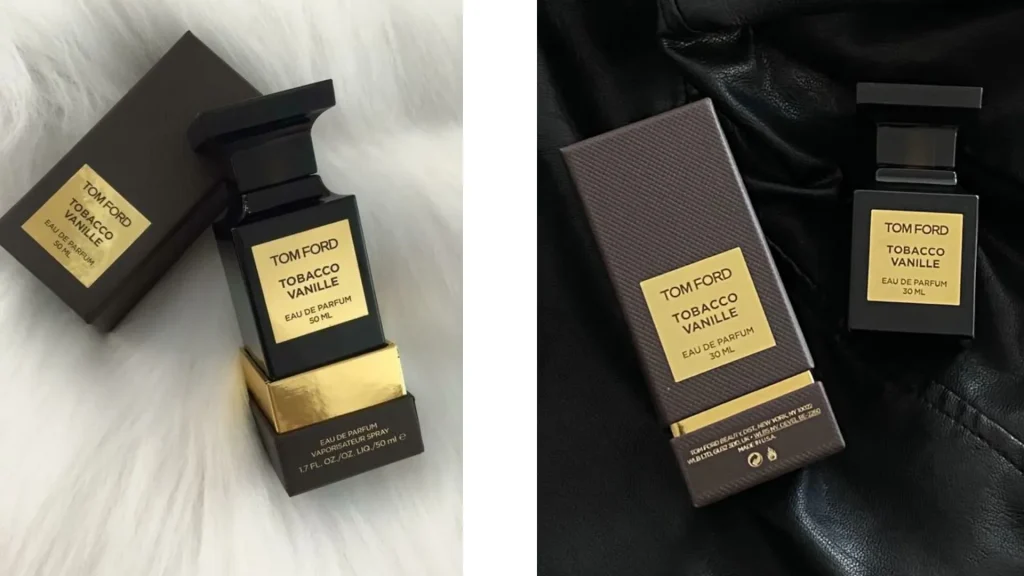 Tom Ford perfume packaging boxes